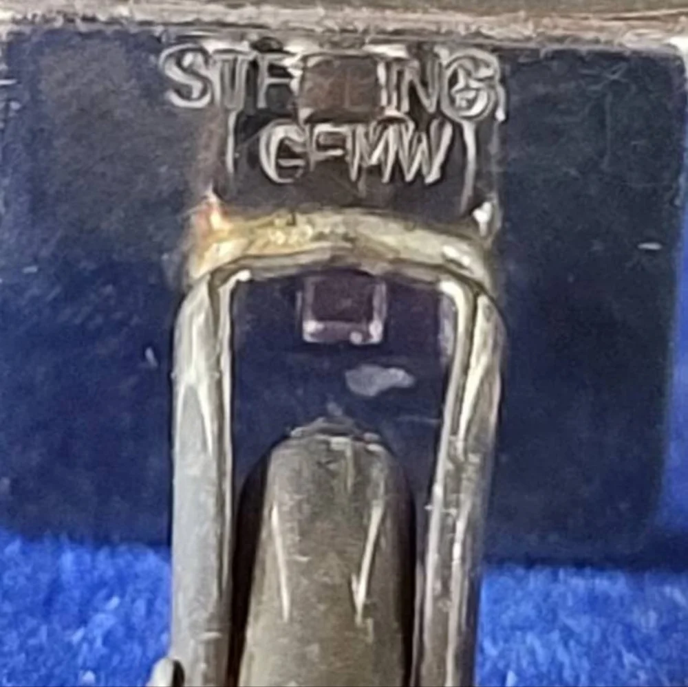 GFMW Geometric Sterling Cufflinks
